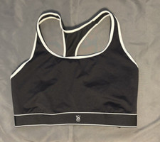 Victoria's Secret VSPORT Black Racerback Sports Bra Large DD New