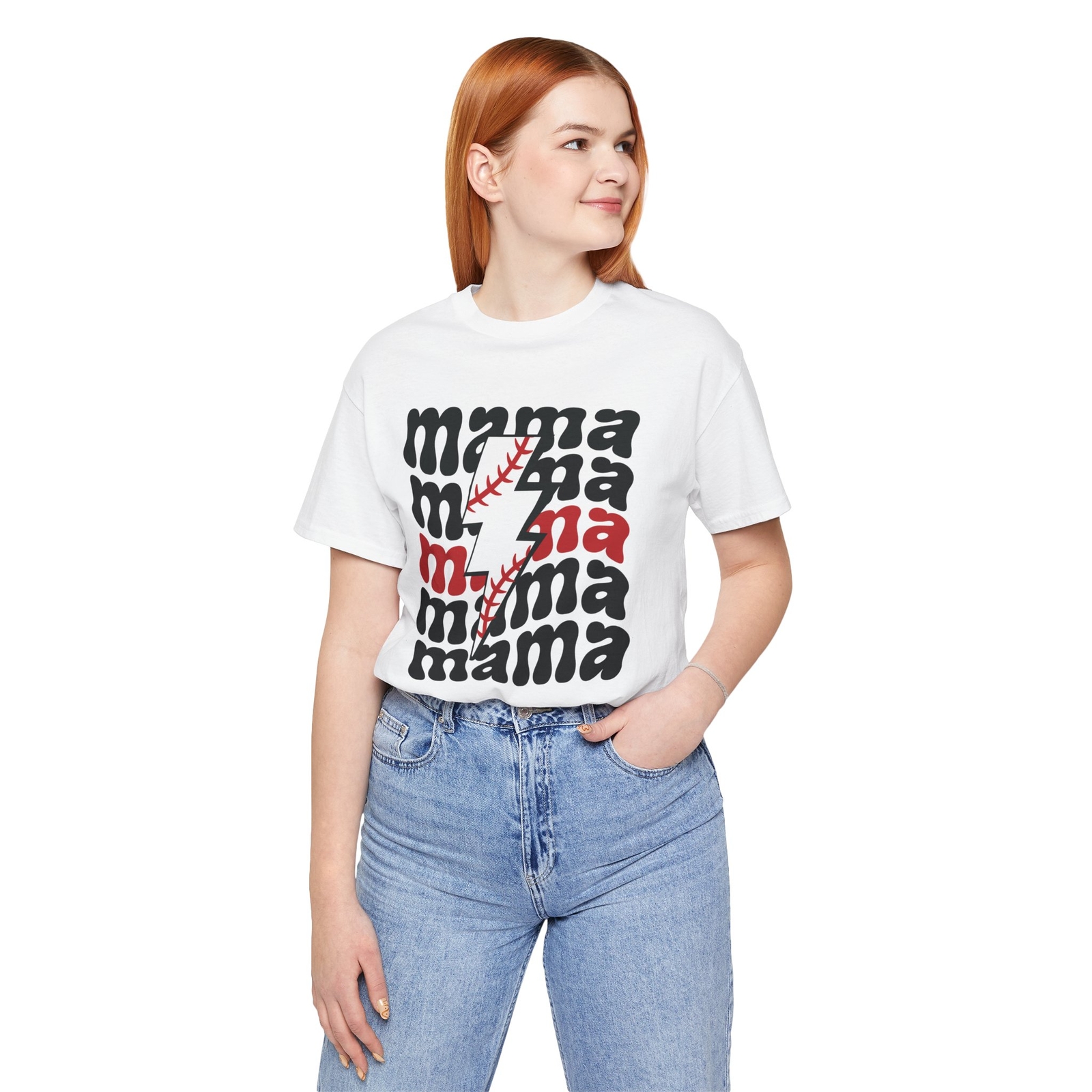 Baseball Mama Game Day Shirt | Mom Bella Canvas Tee