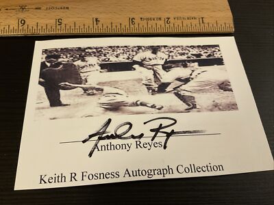 SIGNED Card 2005 Cardinals Anthony Reyes | eBay