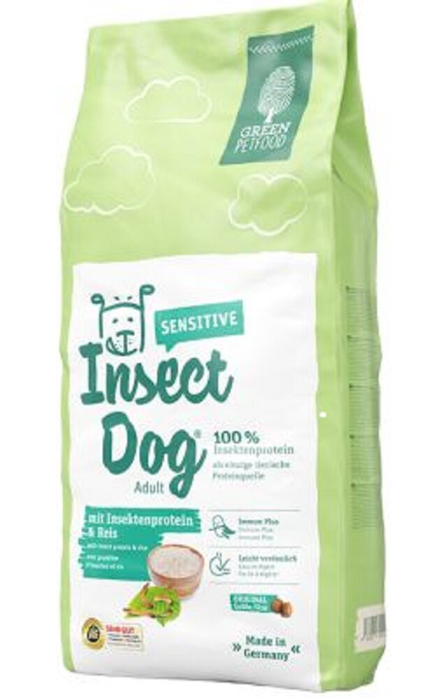 VEGDOG Green Crunch Veganistisch droogvoer voor volwassen honden met zoete aardappel en linzen, graanvrij volledig voer voor mensen met allergieën met alternatieve eiwitbron