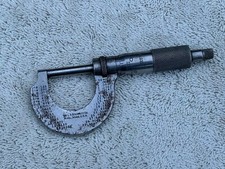 VINTAGE L.S. STARRETT No.231-- 0"- 1" MICROMETER MADE IN USA