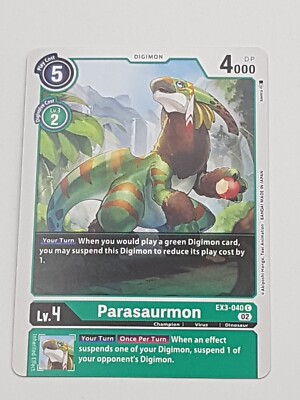 Digimon TCG Parasaurmon NM