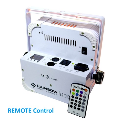 LED 9x18W RGBWA+UV Battery Powered WIRELESS DMX Par Can DJ Uplighting Up Light - Picture 3 of 12