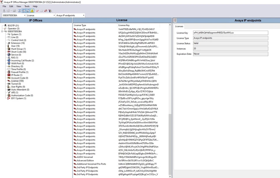 Avaya IP Office 500 V2 IPO500 SD Card Loaded w/ 105 Licenses Preferred VM 135 IP - Image 3 of 4