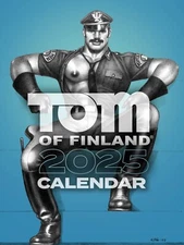 Tom of Finland 2025 Calendar (Official, Gay, Mens, Leather Pants)