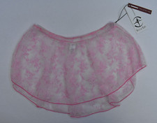 Wear Moi Lobelia Ballet Dance Skirt Mademoiselle Sheer Rose Floral Womens M/L