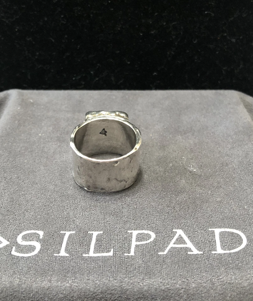 Anillo de cuarzo ahumado de plata de ley Silpada R1453 talla 8,25.  Usado en excelente estado Foto 3 de 4