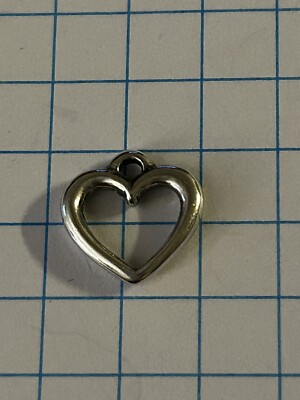 James Avery Sterling Silver 925 Open Heart Charm Teeny Tiny