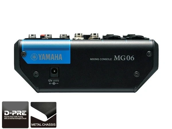 Yamaha MG06 Analog Mixing Console 6-Input Mixer - Image 3 of 3