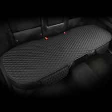 West Llama Pu Leather Car Seat Bottom Universal Fit - Rear Only E-black