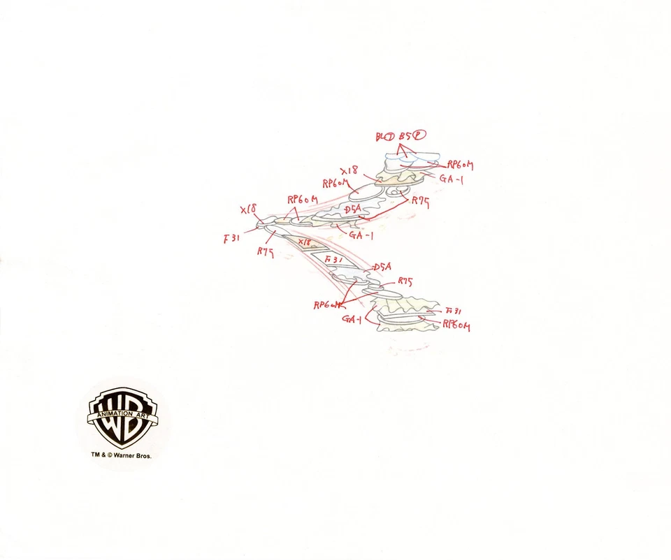 Scooby Doo On Zombie Island Original Production Cel/Drawings-Signed Bob Singer - Image 4 of 4