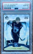 Victor Hedman 2009 SP Authentic HOLO F/X Rookie #FX40 PSA 10 GEM MINT