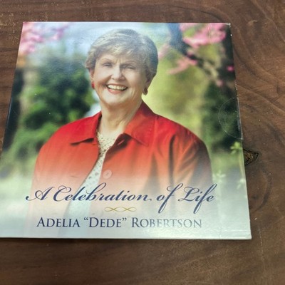 Adelia Dede Robertson - A Celebration of Life CD 2022 Christian CBN