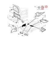 Block Festsetzung Isolierung M5 Fiat Punto - Lancia Y Original 46467730