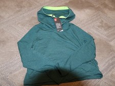 NWT Under Armour Womens Green Loose Fit Hoody - Small