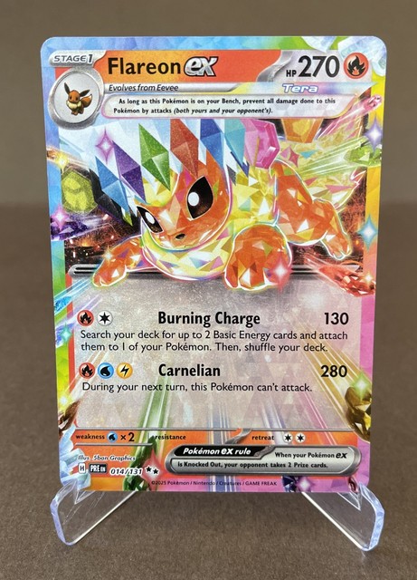 Flareon ex #14 (Prismatic Evolutions (2025))