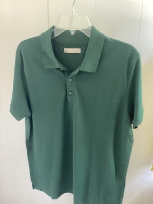 Celio mens polo forest green size L