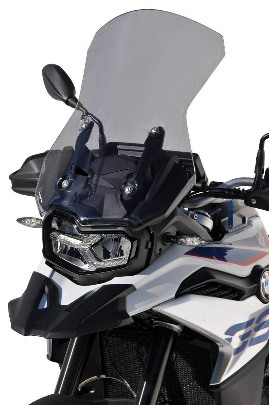 Bulle haute Ermax grise moto BMW F850 GS écran protection bulle 2018 2024