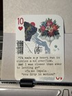 ACEO Tame Impala Quote Flowers Bouquet Micro Collage Art Card Mazerzine ATC — photo 1