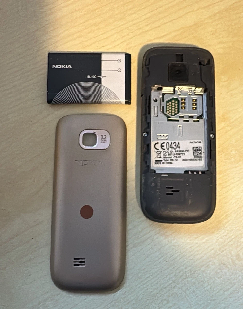 Nokia C2-01 RM 721 Geprüft Händler Garantie Volle Funktion Accu Neu Top Komplett