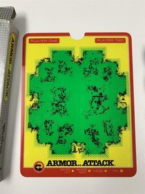 Armor Attack Vectrex GCE 1982 - 100% COMPLETE CIB - Box Manual Overlay Tray