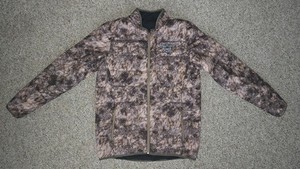 Asio Gear Midweight Puffy Jacket | RapX Camo | Large | Primaloft | Reversible 