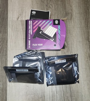  (2) Cooler Master Riser Cable For Cooling Fans