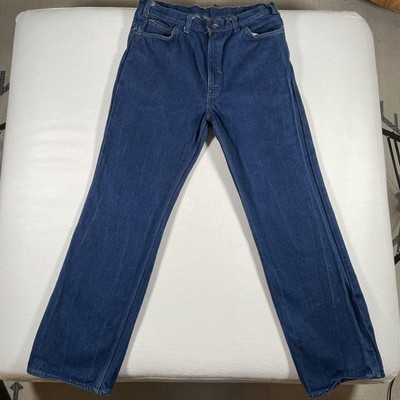 Vintage Levis 517 Jeans Mens 36x32 (Fits 33x31) Blue Raw Boot Cut Denim 06 0217