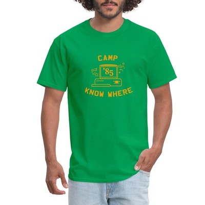 Dustin Costume Camp Know Where Funny Halloween Men's T-Shirt