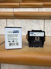 Jard 17315 Definite Purpose Contactor - 30 amp 1-1/2 pole Coil 24 VAC NEW