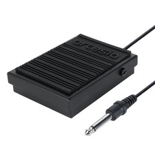 ASP-1 Universal Sustain Pedal with 6 ft 1.8 m Cable, Polarity Switch, and N...