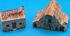 Keller Charles Barn House Miniature Village Figurine 3045 3024 Made In England