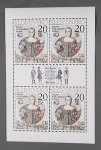 MayfairStamps Slovakia History of Postal Law Souvenir Sheet aaz_06873