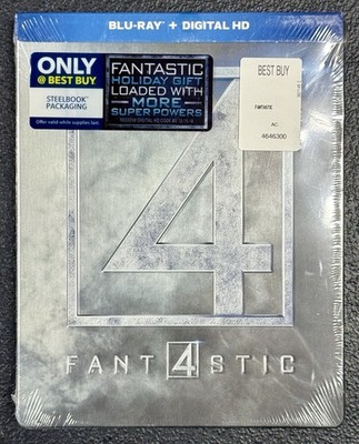 Fantastic Four (2015) Steelbook Blu-Ray - Best Buy Brand New Sealed