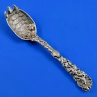 Rare Sterling Silver Gorham Hizen Terrapin Fork Turtle Seaweed Shells ~no mono