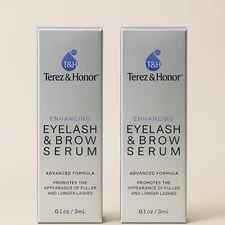 2 pack -  Terez And Honor Eyelash And Brow Serum 0.1 Oz - 3 ML  Exp 2027- NEW