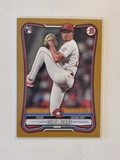 2026 Bowman Chase Burns Rookie /50 Gold Paper Reds RC