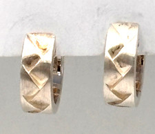 ESPRIT Creolen 0,925 Sterlingsilber gebürstet teilvergoldet