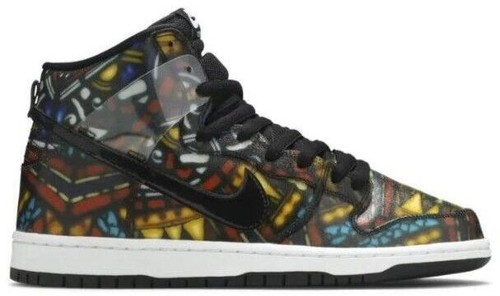 2015 Nike SB Dunk High Premium Concepts Stained Glass 313171-606 Size 10 s-l400.jpg main image 4