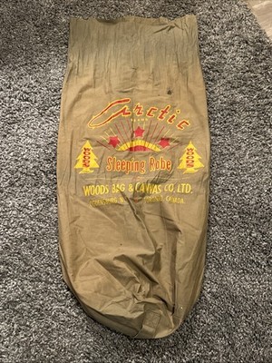 1940 s Arctic Sleeping Robe Bag-Great Graphics-Outer Bag Only