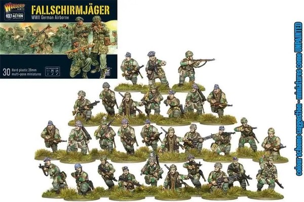 Bolt Action - Deutsche FallschirmjÄGer Miniaturen Und Modelle Warlord Games-image