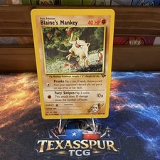Blaine's Mankey 63/132 Gym Challenge Common Regular Unlimited (EN) 40 HP