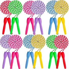 Ram Pro All Purpose Jump Rope Stripe Ropes With Plastic Handles for any Skill 
