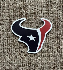 Houston Texans 2 inch Vinyl Football Sticker