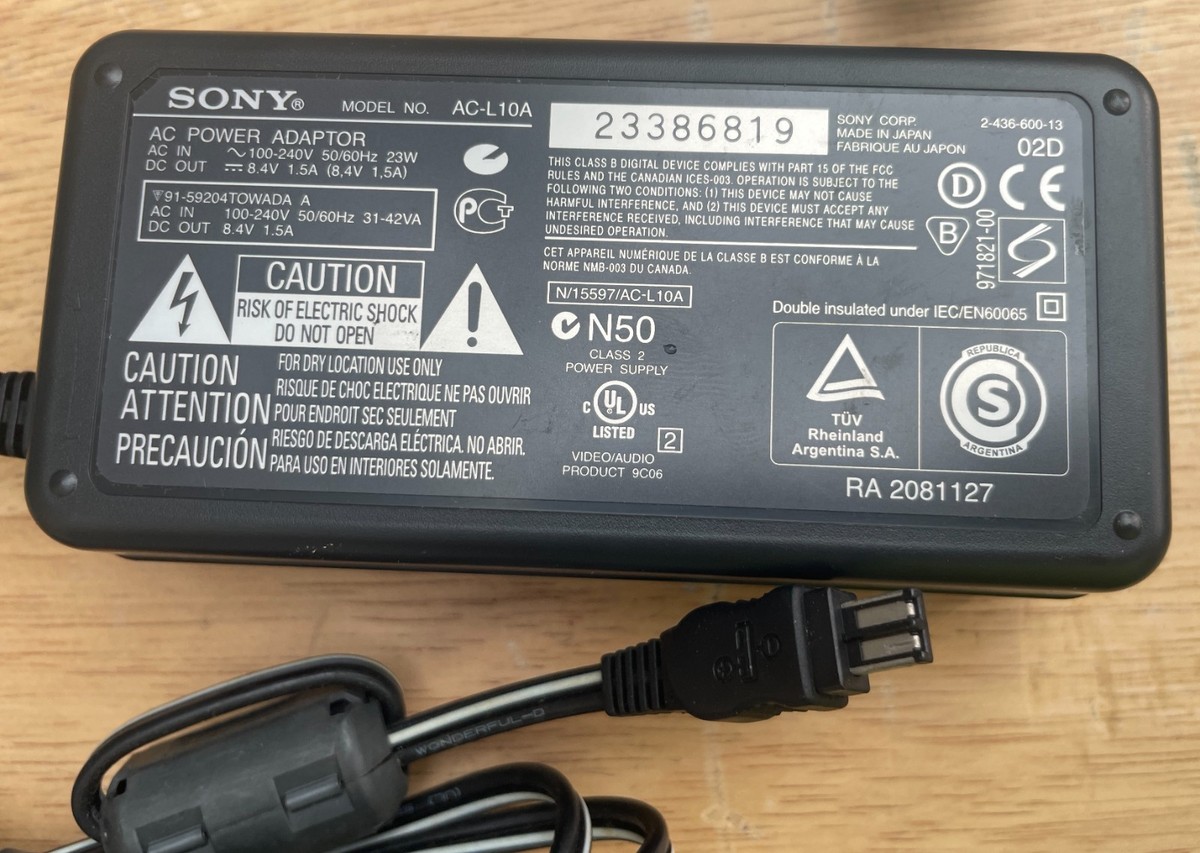 AbleGrid AC Adapter Charger for Sony Handycam DCR-TRV260 TRV418 Dcr-trv280 Camcorder PSU