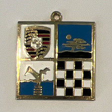 PCA Porsche Parade Monterey Charm Pendant keychain vintage 1987 RARE!