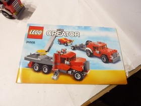 LEGO CREATOR: Semi Truck Construction Hauler - 31005 - Complete with BA
