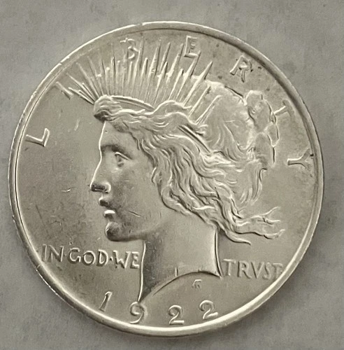 1922 BU Peace Silver Dollar (Philadelphia Mint) KM#150