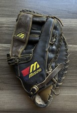 Mizuno Baseball Glove Supreme MZS-F30 Full Leather RH Throw needs Re-stringing 