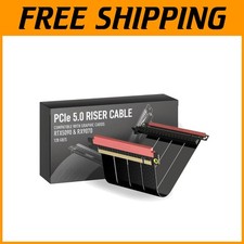 PCIe 5.0 Riser Cable for Vertical GPU Mount